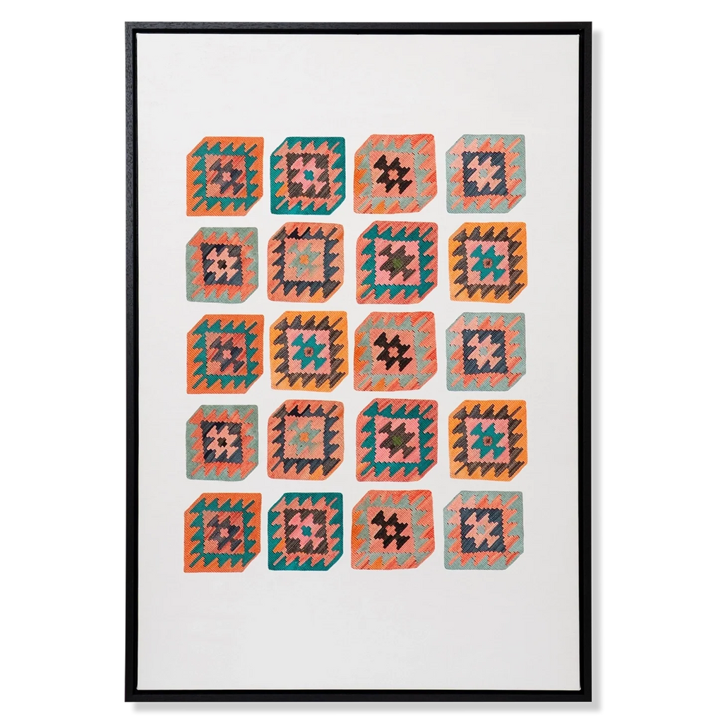 Navajo Tiles - Canvas