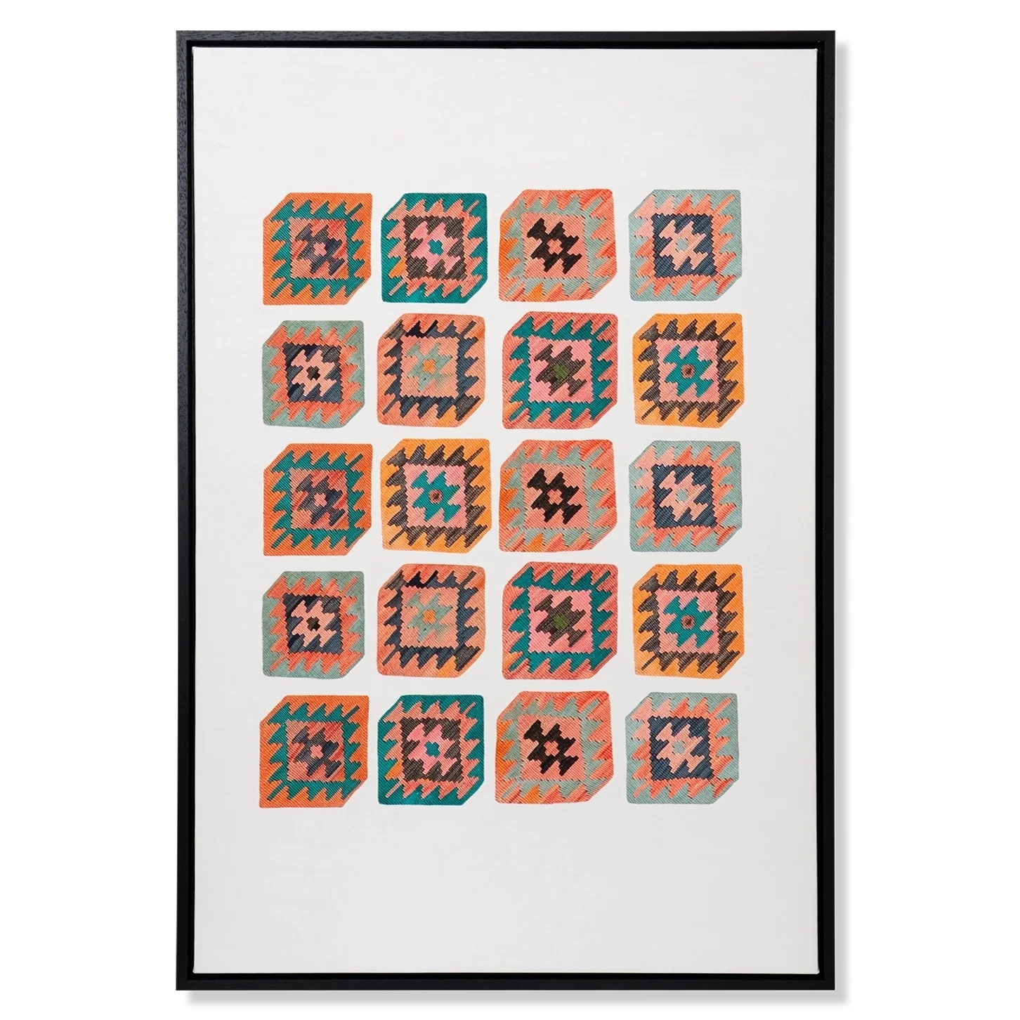 Navajo Tiles - Canvas