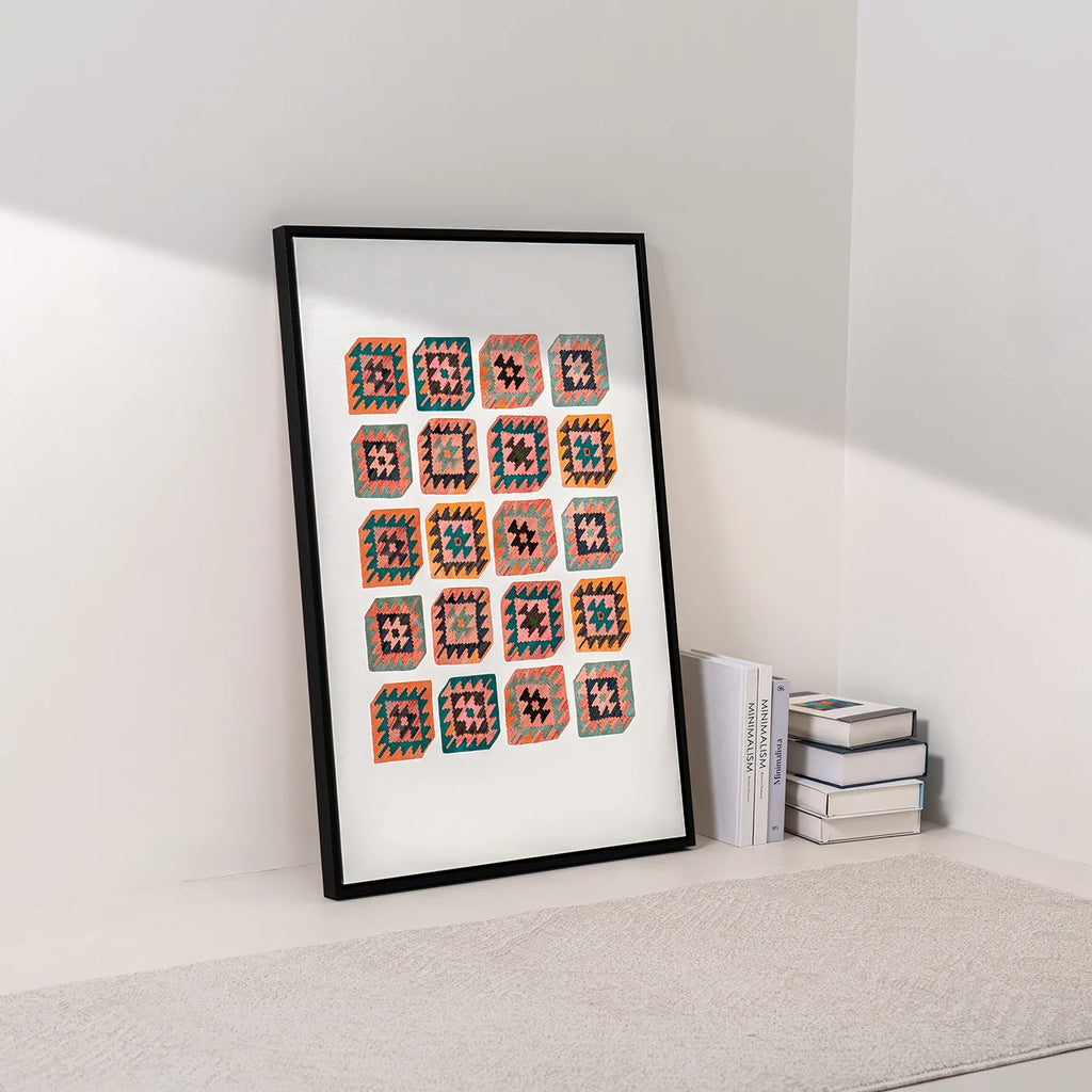 Navajo Tiles - Canvas